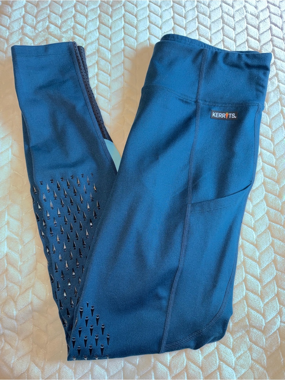 Kerrits Riding Breeches Blue Green Size Small